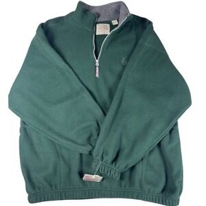 NWT Vintage Bugle‎ Boy Men's XL Snow Fleece Quarter Zip Oversized Retro Pullover